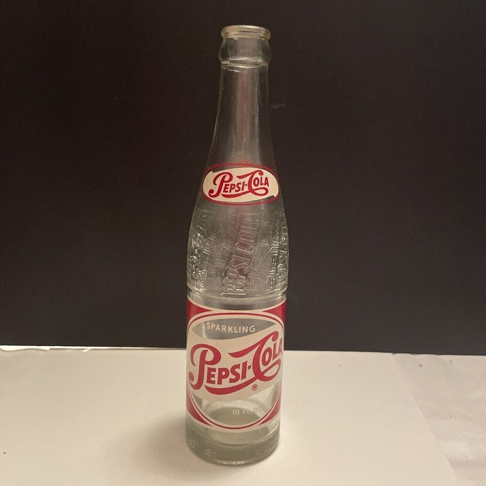 Pepsi Cola Bottling ACL Soda Bottle Charlottesville VA 10 Oz